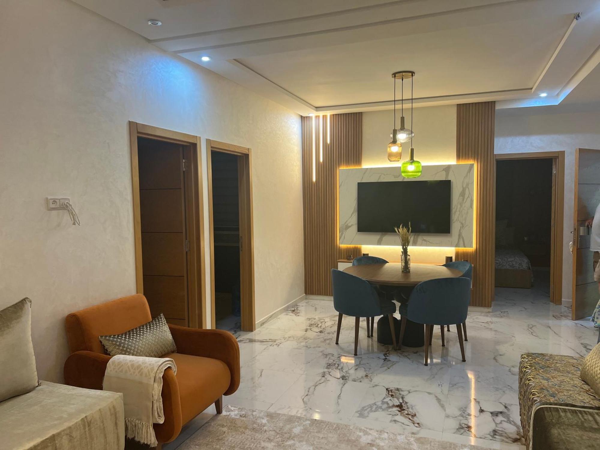 Fun And Sun - Appartement De Luxe - Dahomey Beach - Bouznika Bagian luar foto
