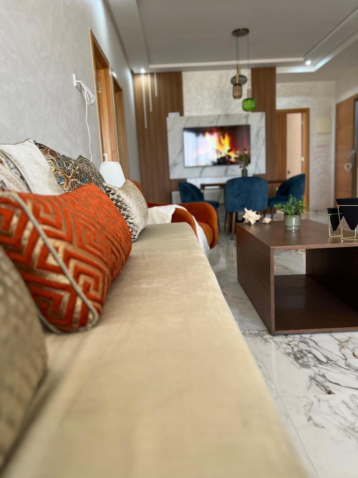 Fun And Sun - Appartement De Luxe - Dahomey Beach - Bouznika Bagian luar foto